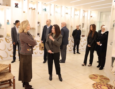 الأميرة عالية تفتتح زها شوب في مركز زها الثقافي/خلدا 