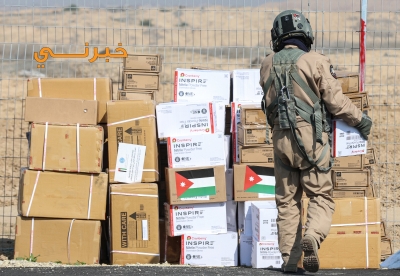 كاميرا خبرني ترافق إحدى طائرات الإغاثة الإنسانية من الأردن إلى غزة - فيديو