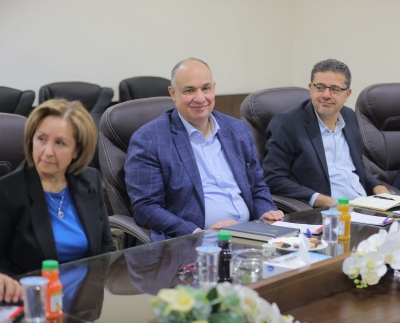 كتلة اتحاد الأحزاب الوسطية النيابية تطلع على استثمارات صندوق أموال الضمان