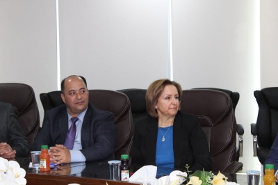 كتلة اتحاد الأحزاب الوسطية النيابية تطلع على استثمارات صندوق أموال الضمان