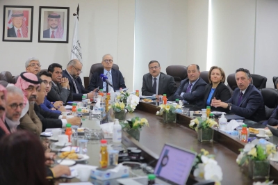 كتلة اتحاد الأحزاب الوسطية النيابية تطلع على استثمارات صندوق أموال الضمان