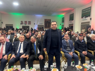 النائب السعود يشارك في حفل دائرة الشؤون الفلسطينية بمناسبة عيد ميلاد الملك