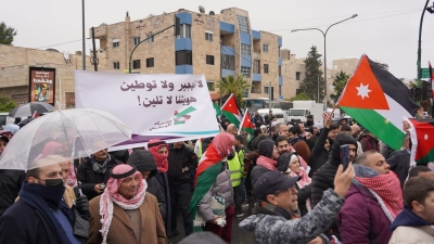 حزب الاتحاد الوطني الأردني ونوابه يشاركون في وقفة الصويفية دعماً لمواقف الملك ورفضاً لتهجير الفلسطينيين
