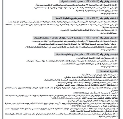 وظائف شاغرة ومدعوون لإجراء المقابلات الشخصية (أسماء)