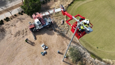 أيلة تستبدل إنارة ملعب الجولف بوحدات موفرة لاستهلاك الطاقة