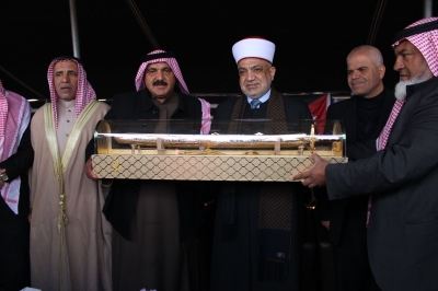 بأرض تبرعت بها بلدية أم القطين والمكيفتة.. وزير الأوقاف يدشن مشروع إنشاء منازل الأسر العفيفة