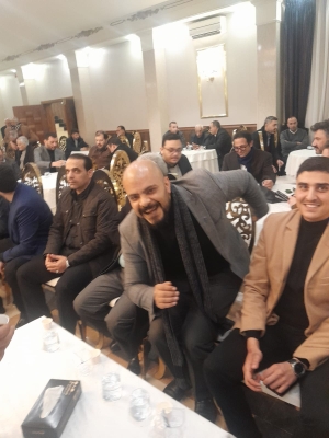 عقد قران الدكتور يزيد البريزات والدكتورة رهف الهيلات  - صور