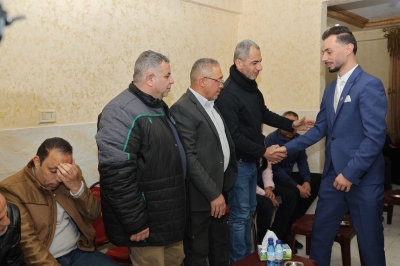 الزميل أحمد رشاد .. مبارك الخطوبة