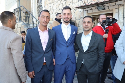 الزميل أحمد رشاد .. مبارك الخطوبة