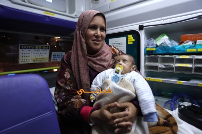 الأردن .. إخلاء 29 طفلاً من قطاع غزة براً وجواً - صور