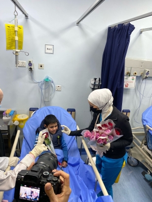 استجابة للتوجيهات الملكية السامية مستشفى الأردن يستقبل أطفال غزة