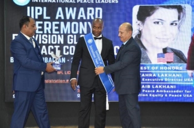 المنظمة الدولية لقادة السلام تختار المهندس حسن علي مصطفى الوهداني سفيراً للسلام العالمي - صور