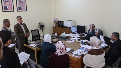 الخرابشة يتابع سير العمل بمصفوفة قياس الامتثال الحكومي