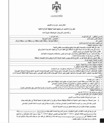 إعلانات توظيف ومقابلات شخصية في مؤسسات حكومية