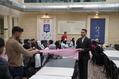 إفطار رمضاني للطلبة المغتربين في جامعة الشرق الأوسط