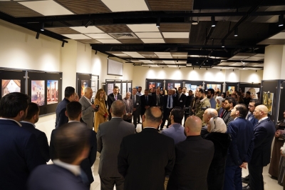 رئيس مجلس أمناء الشرق الأوسط يفتتح بيت الفن في مبنى  N