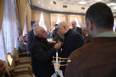 الدويري يستقبل المهنئين بفوزه برئاسة مجلس نقابة المقاولين