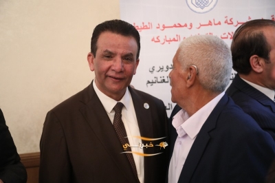 الدويري يستقبل المهنئين بفوزه برئاسة مجلس نقابة المقاولين