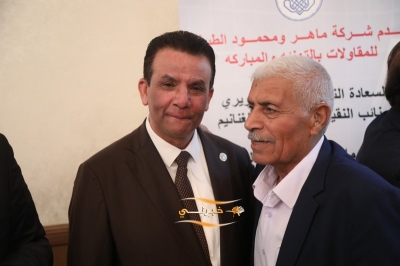 الدويري يستقبل المهنئين بفوزه برئاسة مجلس نقابة المقاولين