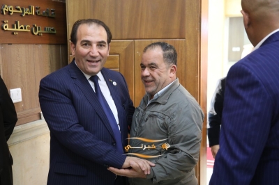 الدويري يستقبل المهنئين بفوزه برئاسة مجلس نقابة المقاولين