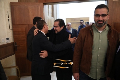 الدويري يستقبل المهنئين بفوزه برئاسة مجلس نقابة المقاولين