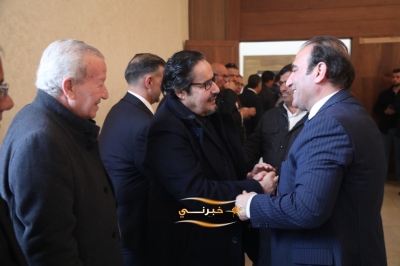 الدويري يستقبل المهنئين بفوزه برئاسة مجلس نقابة المقاولين