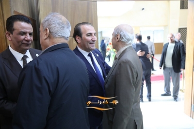 الدويري يستقبل المهنئين بفوزه برئاسة مجلس نقابة المقاولين