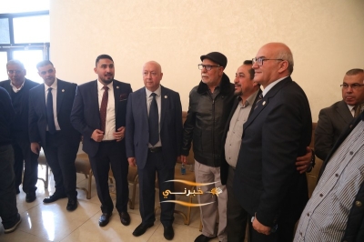 الدويري يستقبل المهنئين بفوزه برئاسة مجلس نقابة المقاولين