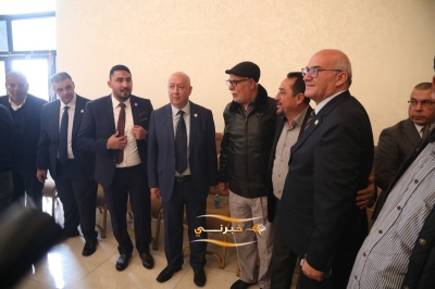 الدويري يستقبل المهنئين بفوزه برئاسة مجلس نقابة المقاولين