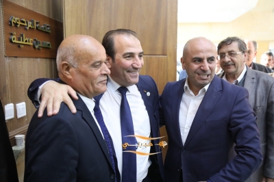 الدويري يستقبل المهنئين بفوزه برئاسة مجلس نقابة المقاولين