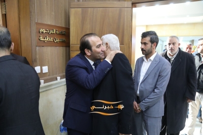 الدويري يستقبل المهنئين بفوزه برئاسة مجلس نقابة المقاولين