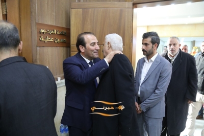 الدويري يستقبل المهنئين بفوزه برئاسة مجلس نقابة المقاولين