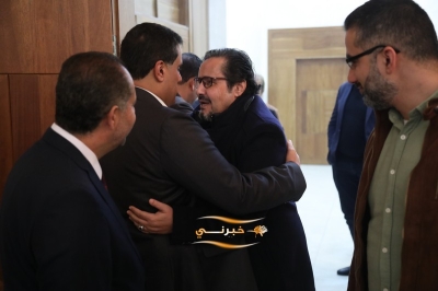 الدويري يستقبل المهنئين بفوزه برئاسة مجلس نقابة المقاولين