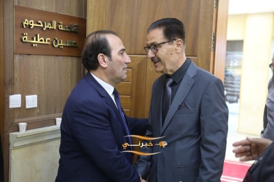 الدويري يستقبل المهنئين بفوزه برئاسة مجلس نقابة المقاولين