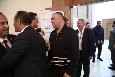 الدويري يستقبل المهنئين بفوزه برئاسة مجلس نقابة المقاولين