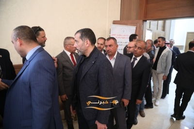 الدويري يستقبل المهنئين بفوزه برئاسة مجلس نقابة المقاولين