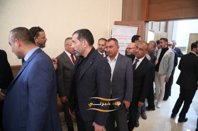 الدويري يستقبل المهنئين بفوزه برئاسة مجلس نقابة المقاولين