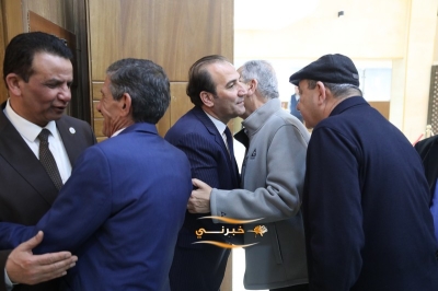 الدويري يستقبل المهنئين بفوزه برئاسة مجلس نقابة المقاولين