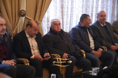 الدويري يستقبل المهنئين بفوزه برئاسة مجلس نقابة المقاولين