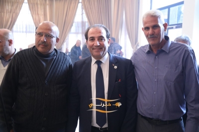 الدويري يستقبل المهنئين بفوزه برئاسة مجلس نقابة المقاولين