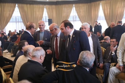 الدويري يستقبل المهنئين بفوزه برئاسة مجلس نقابة المقاولين