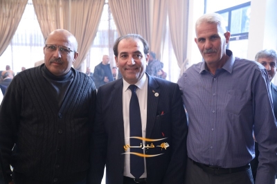 الدويري يستقبل المهنئين بفوزه برئاسة مجلس نقابة المقاولين