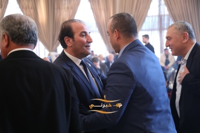 الدويري يستقبل المهنئين بفوزه برئاسة مجلس نقابة المقاولين