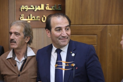 الدويري يستقبل المهنئين بفوزه برئاسة مجلس نقابة المقاولين