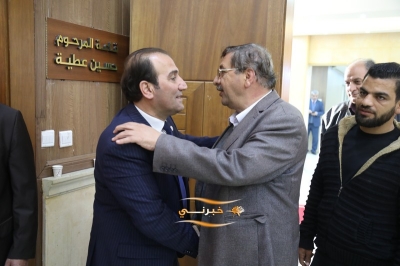 الدويري يستقبل المهنئين بفوزه برئاسة مجلس نقابة المقاولين