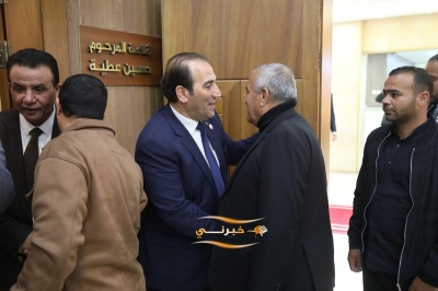 الدويري يستقبل المهنئين بفوزه برئاسة مجلس نقابة المقاولين