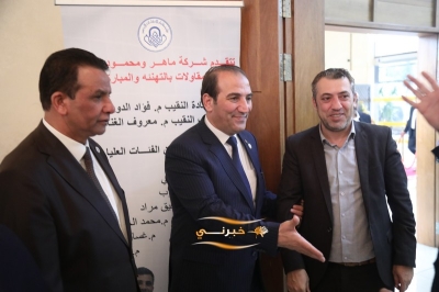 الدويري يستقبل المهنئين بفوزه برئاسة مجلس نقابة المقاولين