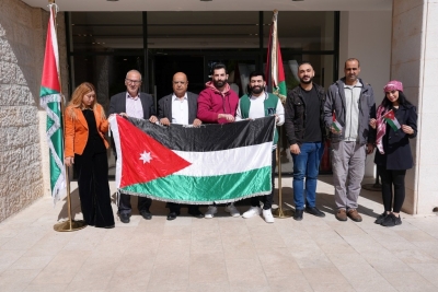 نادي الأرينا يحتفل بيوم العلم الأردني