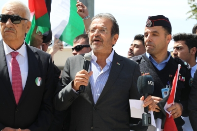 بالتزامن مع يوم العلم... مسيرة في الشرق الأوسط نصرةً للوطن ورفضًا للمؤامرات العابثة بأمن البلاد