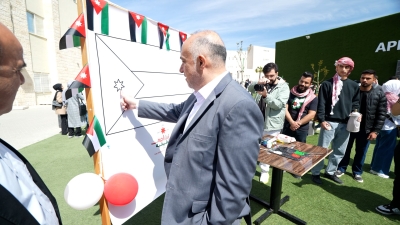 جامعة العلوم التطبيقية الخاصة تحتفي بيوم العلم الأردني: راية الوحدة ومظلة الانتماء -  صور